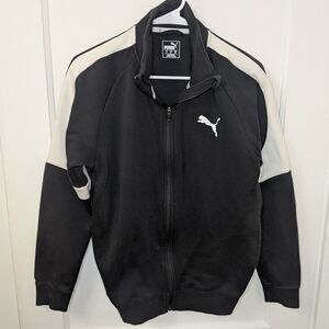 Puma zip up sweatshirt jacket sz m